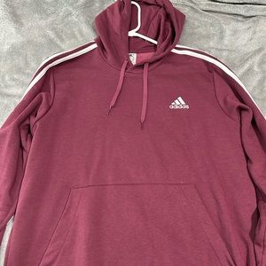 Like new men’s size extra large maroon Adidas hoodie
